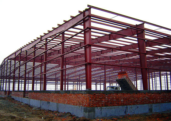 Gebrauchsfertige Stahlkonstruktions-Lager-Werkstatt/Industriegebäude-Bau