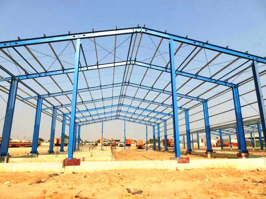 Fertigstruktur-Stahlbaumaterial-Lager-Licht-Stahl-Rahmenkonstruktion