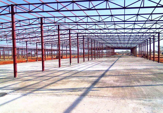 Binder-Dach-Stahlkonstruktions-Werkstatt-vorfabriziertes Stahlraum-Struktur-Lager