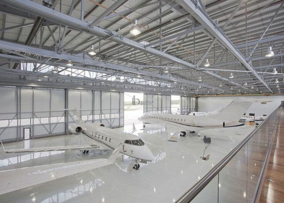 Vorfabrizierte Stahlflugzeug-Hangars asphaltieren Hangar-Gebäude-Flugzeughangar