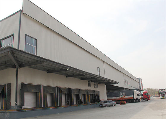Stahlkonstruktions-Logistik-Park-Logistik-Lager fabrizierte Stahlkonstruktions-Gebäude vor