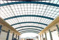 Bogen-Dach-Stahlrahmen-Handelsgebäude-moderne Stahlkonstruktionen, die Oberfläche malen