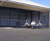 Vorübergehende Flugzeug-Hangar-Stahlkonstruktions-Gebäude mit Aufzug--Obentür
