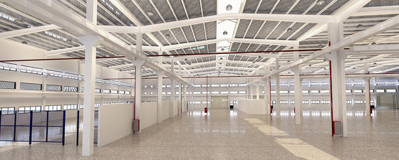 Modernes vorfabriziertstahlkonstruktions-Gebäude-Lager-Werkstatt-Flugzeug-Hangar-Büro