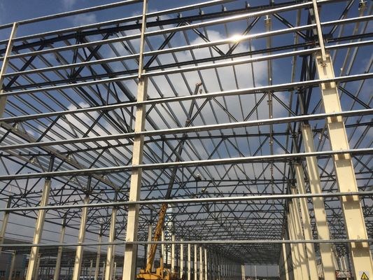 Vorgefertigte Stahlkonstruktion Einfach zu montieren Metallgebäude Stahlkonstruktion