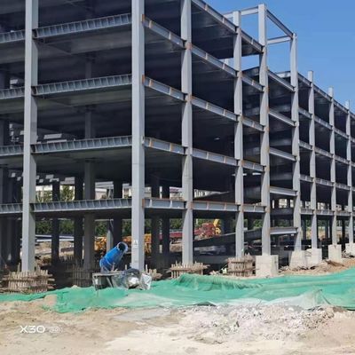 Customized Design Multi-Storey Prefabricated Steel Structure Building with Q235B Q355B Steel for Industrial Steel Building Projects