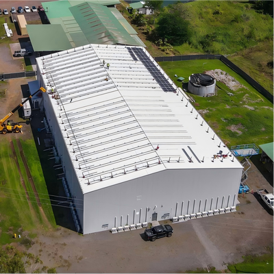 Freie Konstruktion vorgefertigte Stahlkonstruktion Lager für Lebensmittelproduktion Fabrik
