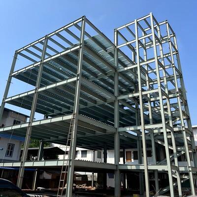 Mehrgeschossige Hochhaus Fashion Design Vorgefertigte Stahlkonstruktion Bürogebäude
