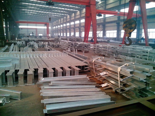 Heißes Bad-galvanisierte galvanisierte Stahlkonstruktions-Herstellung/Stahlkonstruktion