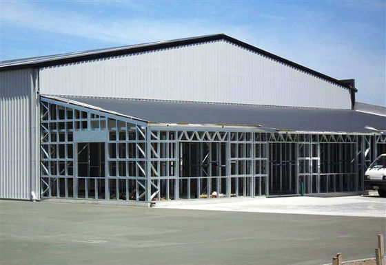 Fertigstahlwerkstatt-Stahlkonstruktions-Fabrik-Gebäude mit Skillion