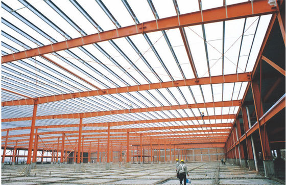 Heller Rahmen-vor- ausgeführtes Stahlkonstruktions-Lager errichtet mit Q355B-Stahl