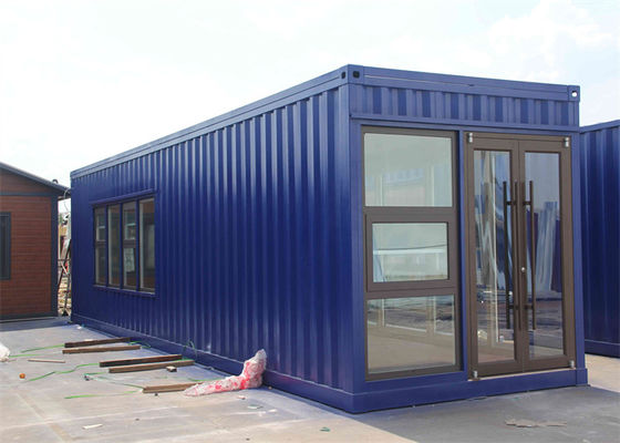 Galvanisiertes Stahlvorgefertigtes Containerhaus mit Glaswollplatten