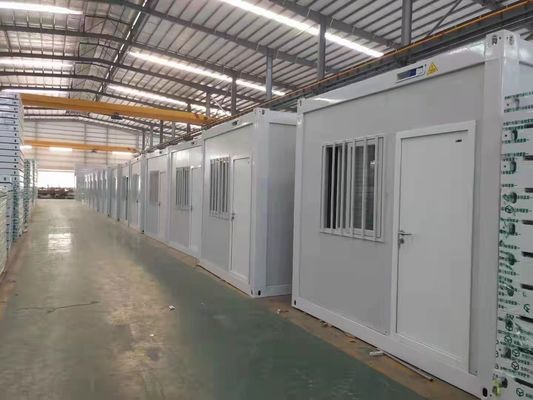 Galvanisiertes Prefab Containerhaus mit Glaswollplatten