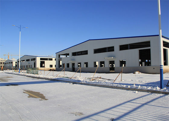 Stahlkonstruktions-multi Spannen-Lager Q355B/Reifen-Fabrik/vorfabriziertes Gebäude