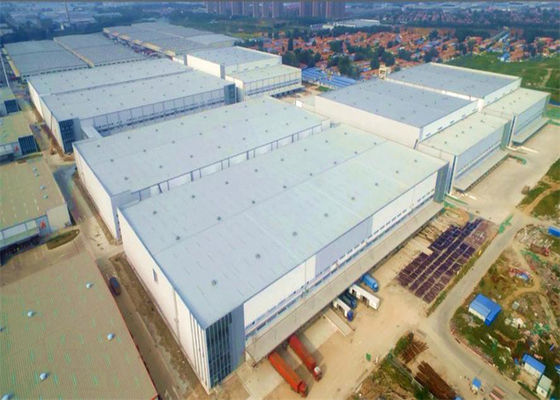 Große Spannen-Stahlkonstruktions-Bau für Logistik-Stahllager-Gebäude