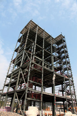 Mehrgeschossige Stahlbauten Fertigung von Stahlkonstruktionen