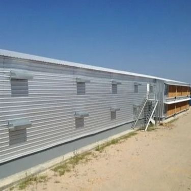 Vorgefertigte Stahl-Flügelhütte Lichtstruktur Q235B Q355B