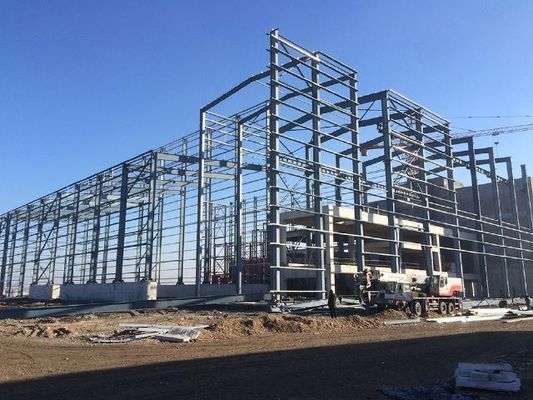 Großfläche Schnelle Montage Vorgefertigtes Haus Bau Stahlkonstruktion Bau Vorgefertigtes Lagerhaus