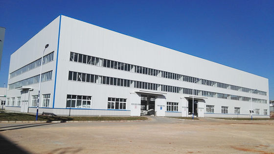 Moderne Industrielagre Span Leichte Stahlkonstruktion Werkstatt mit geräumiger Anordnung