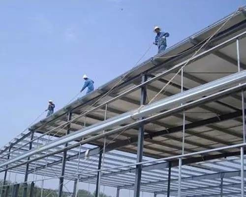 Vorgefertigtes Stahl-Raumtragwerk-Vordach für Mautstellen