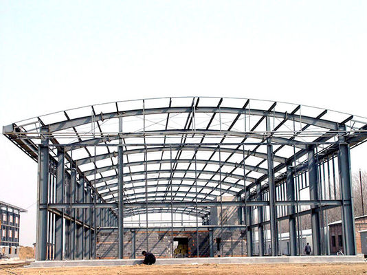 Industrielle Vorgefertigte Leichtstahlkonstruktion Lagerhaus Gebäude H-Abschnitt Bau Hergestellt in China