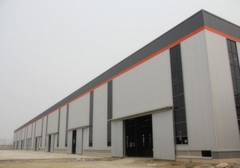 Industrielle Vorgefertigte Leichtstahlkonstruktion Lagerhaus Gebäude H-Abschnitt Bau Hergestellt in China