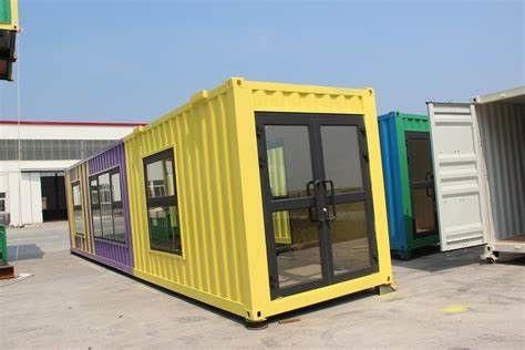 Galvanisiertes Prefab Containerhaus mit Glaswollplatten