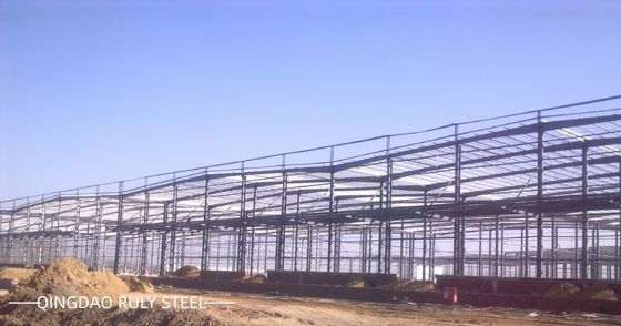 Stahllager Sandwich-Panel-Struktur Farbiges Gebäude Vorkonstruktion Geschwindiges Montieren Werkstatt