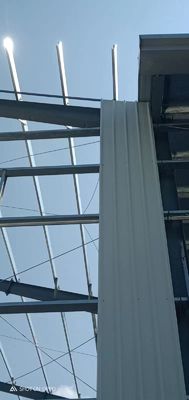 Vorgefertigte Stahlkonstruktion Werkstatt Große Spannweite Einfach mit Kran montieren