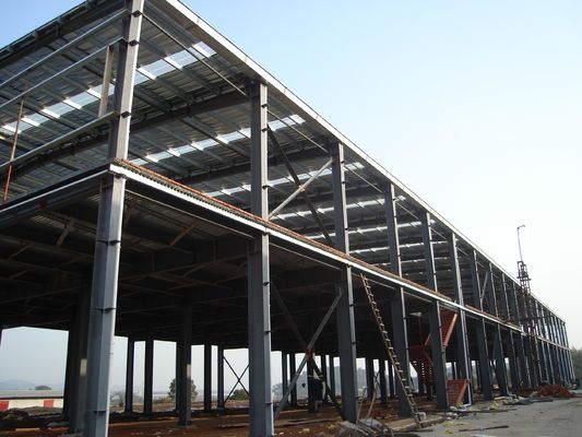 Ausgezeichnete Feuerwirksamkeit Umweltfreundlich hohe Energieeffizienz Modernes Bauwerk Fabrikgebäude Werkstatt