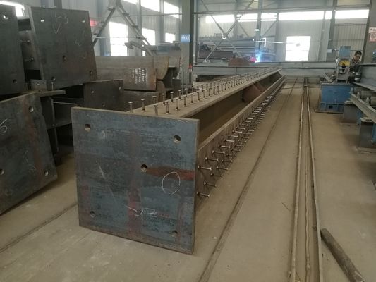 Stahlkonstruktion Fertigteil H-Träger Säule Q235B Q355B