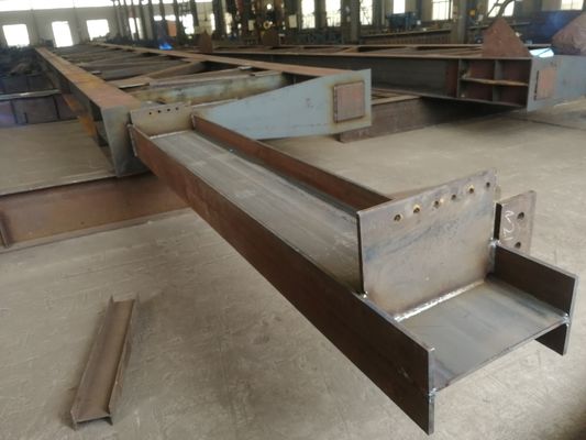 Vorgefertigter Stahl-H-Träger, lackiert oder verzinkt, Q235B Q355B