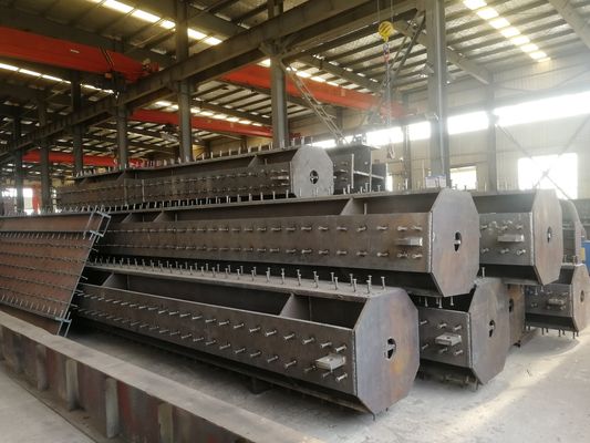 Vorgefertigte Stahlkonstruktionsbalken Säulen ASTM A36 Q235B Q355B