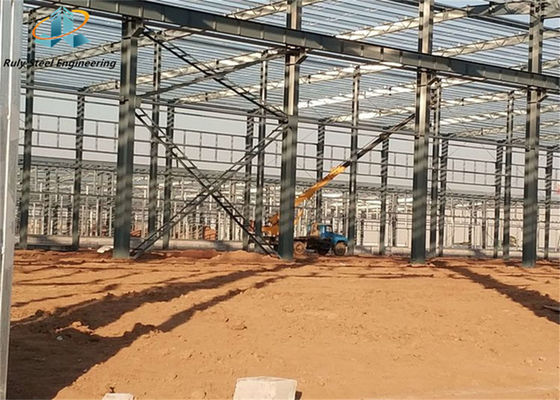 Zementlager Großraum Vorgefertigte Stahlkonstruktion Baumaterialien Baumaterialien Vorgefertigte Metallwerkstatt