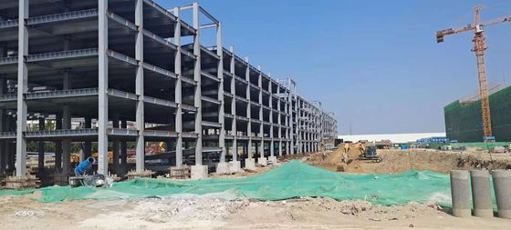 Prefabrizierte Fertigwaren Prefabrizierte Stahlkonstruktion Isolierter Kran Metallkonstruktion Sandwichplatten Wandwerkstatt