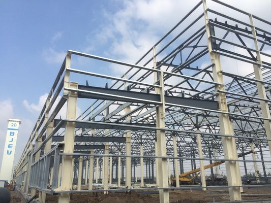 Stahlkonstruktion Stahlhänger / Stahlwerkstatt / Stahllager Metallkonstruktion Vorgefertigtes Designrahmenlager