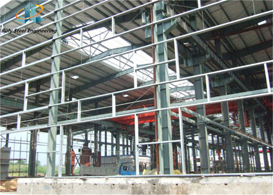 Industrie-Schuppen-Projekt Stahlkonstruktion Bau Stahlwerkstatt Vorgefertigtes Lagerhaus