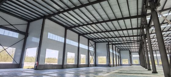 Vorgefertigte Stahlkonstruktionsgebäude, warmgewalzt mit CE/ISO/SGS-Zertifizierungslager