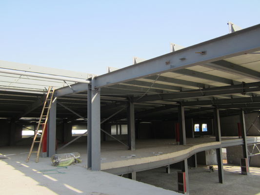 Speicherwerk Metallrahmen Leicht Sandwich Panel Vorgefertigte Gebäudestruktur Farbe Verzinkte Stahlkonstruktion Lagerhaus