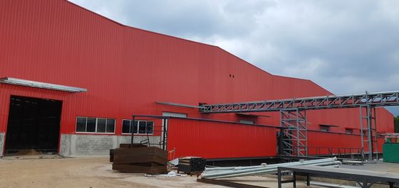Starr galvanisierte Stahlkonstruktion Fertigwerk Metallgebäude lange Lebensdauer
