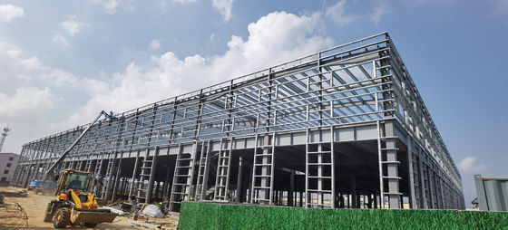 Starr galvanisierte Stahlkonstruktion Fertigwerk Metallgebäude lange Lebensdauer