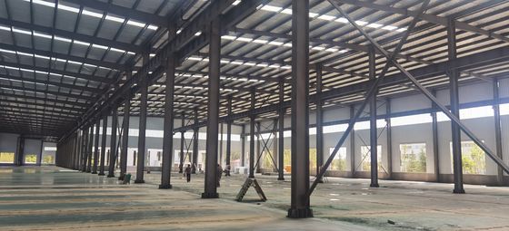 Starr galvanisierte Stahlkonstruktion Fertigwerk Metallgebäude lange Lebensdauer