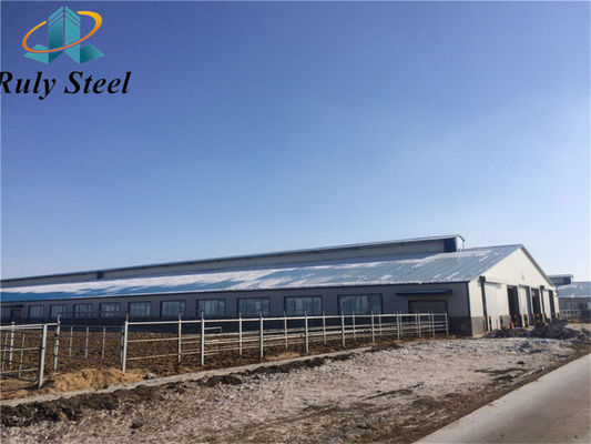 Vorgefertigte H-Strahl Stahlkonstruktion Geflügelhaus Sandwich Panel Isolierung