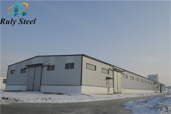 H-Abschnitt Stahl Geflügelhaus Fertigwerk Metall Stahlkonstruktion CE
