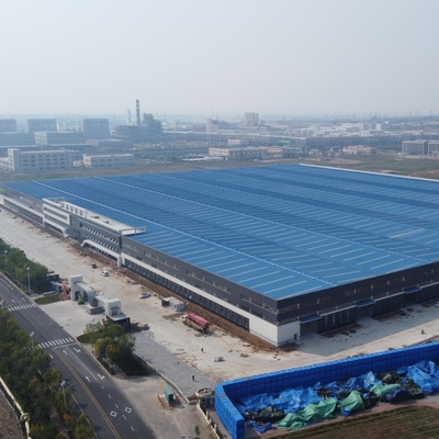 Stahlkonstruktions-Fertigteilhalle für Logistikpark mit großer Spannweite