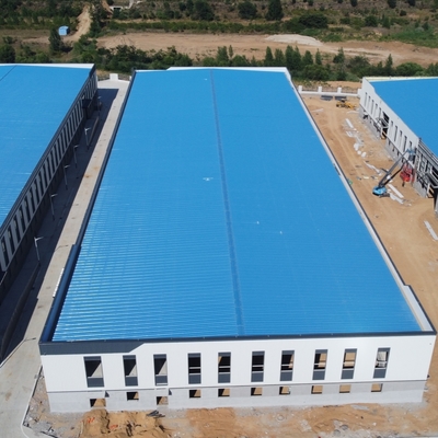 Prefab Q235B Q355B Stahlkonstruktionswerkstatt mit Kranbalken