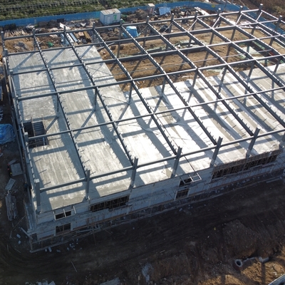 Vorgefertigte Stahlkonstruktion Lagerhaus mit Sandwich-Panel-Wände