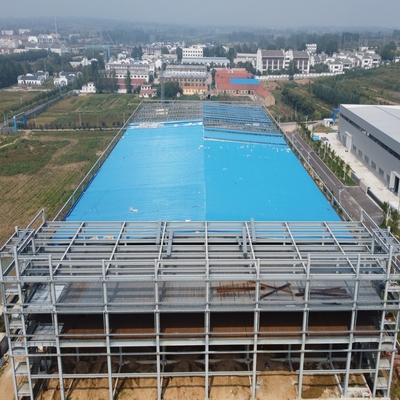 Custom Prefab Stahlwerkstatt mit Mezzanine und Kran Optionen