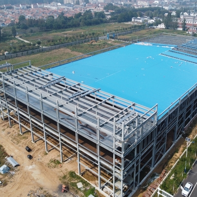 Custom Prefab Stahlwerkstatt mit Mezzanine und Kran Optionen