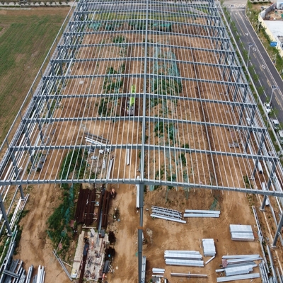 Vorgefertigtes Stahllagergebäude mit H-Abschnitt Q355
